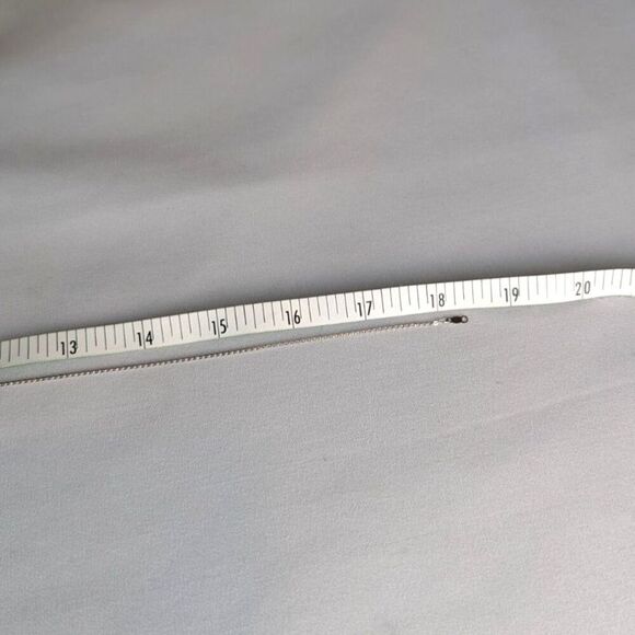 Erwin Pearl CZ Pendant Necklace Rhodium Sterling Silver 925 Signed Nested Circle - Picture 11 of 13